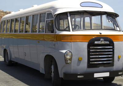 vintage bus wedding car hire