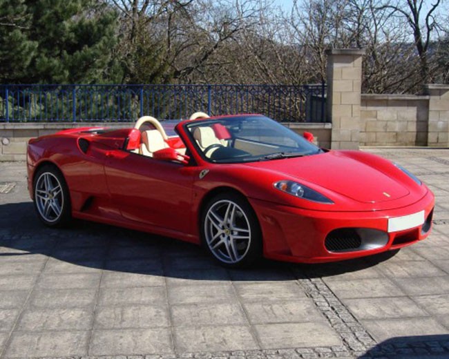 Red Ferrari F430