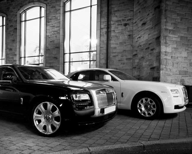 Rolls Royce Ghost (black and white)